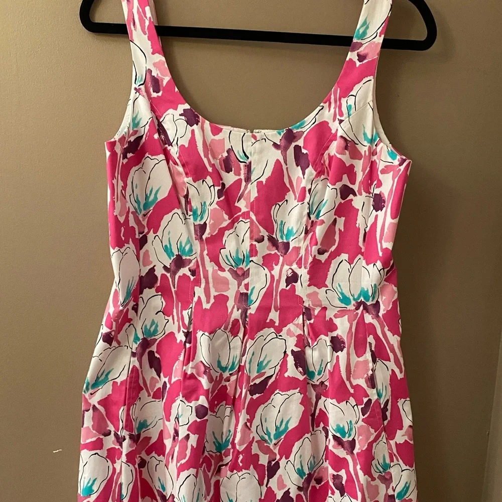 Ann Klein Pink Floral Dress - Picture 2 of 9